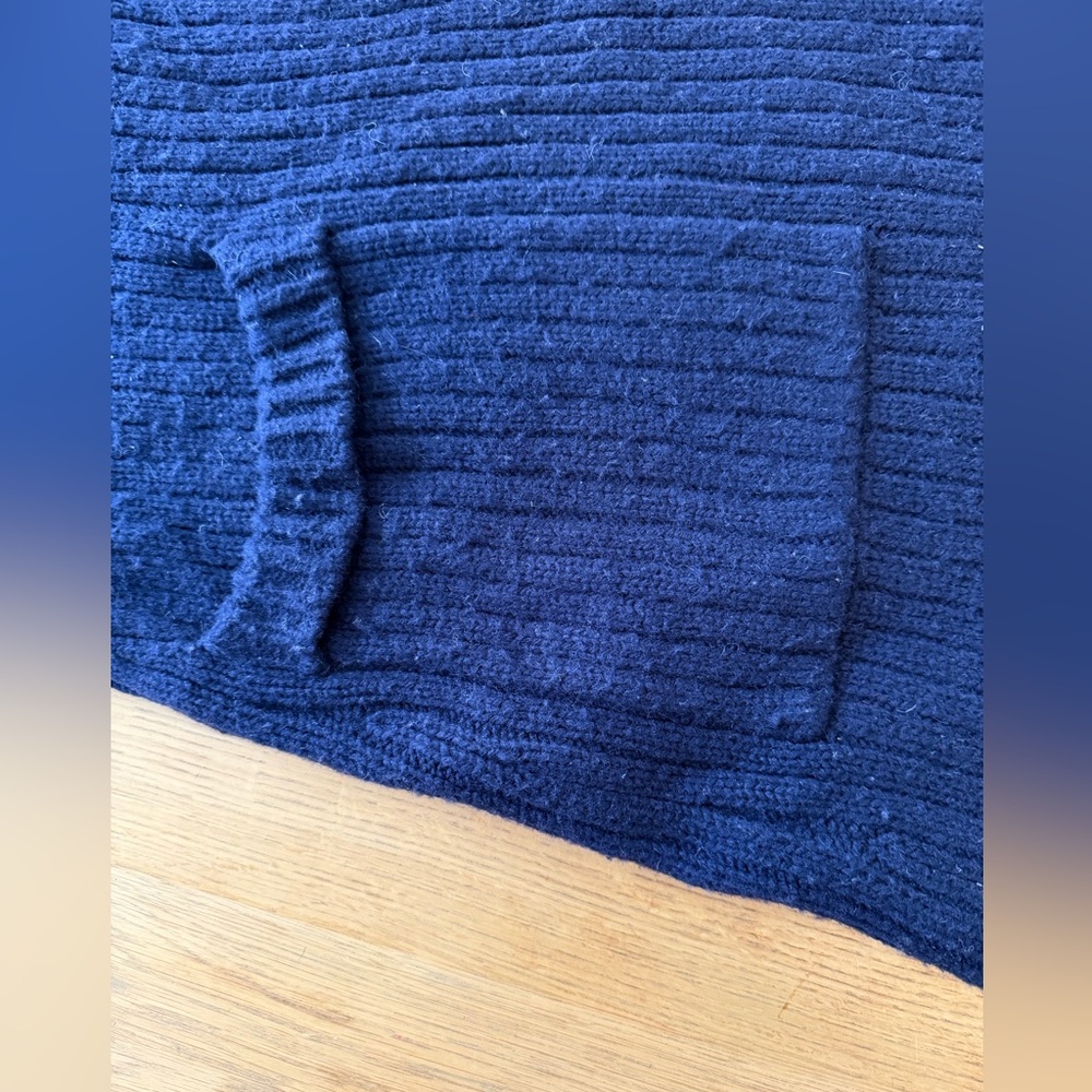 Hatch Navy Ribbed Cardigan - Picture 6 of 8